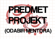 Predmet Projekt - upute za odabir...