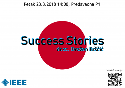 Success Stories - dr.sc. Dražen Brščić