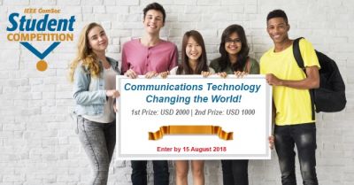 IEEE ComSoc Student Competition - 2018
