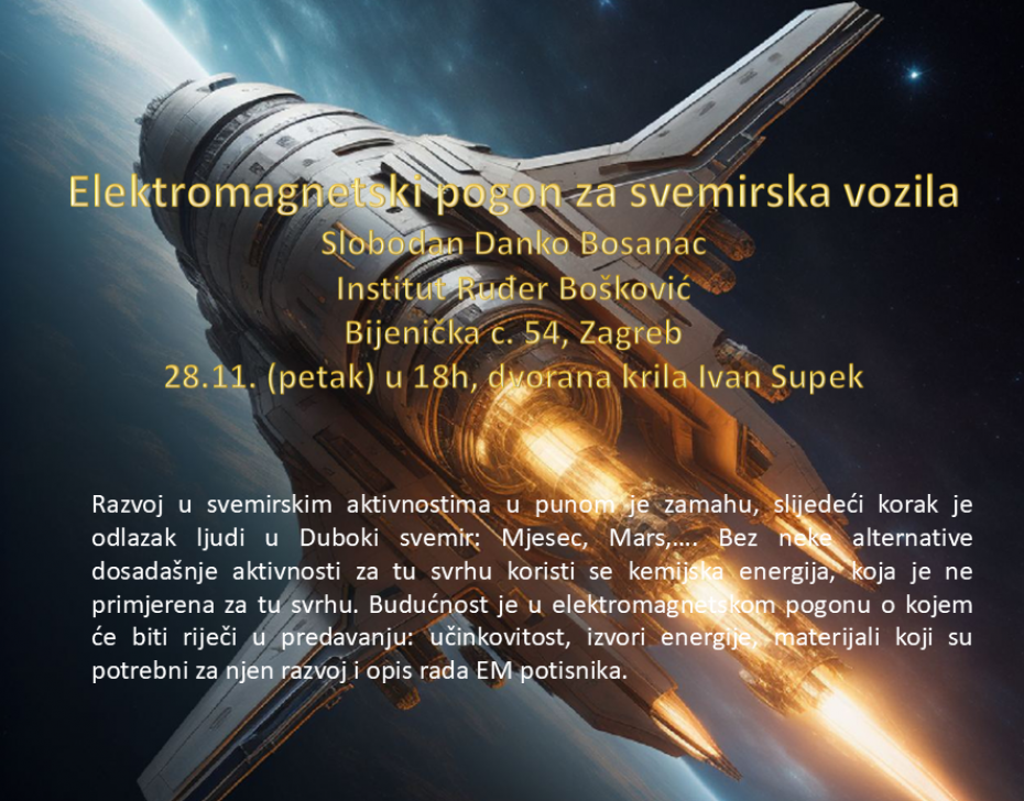 Elektromegnetski pogon za svemirska...