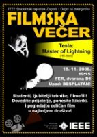 Movie night : organized by IEEE...
